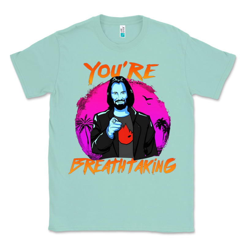 You Are Breathtaking Keanu Reeves Actor Classic Tee by artisFamous | Teevron