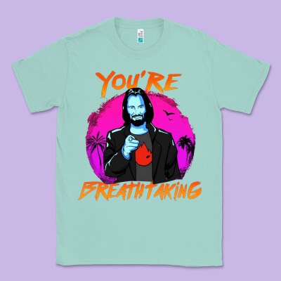 You Are Breathtaking Keanu Reeves Actor Classic Tee Designed By Artisfamous