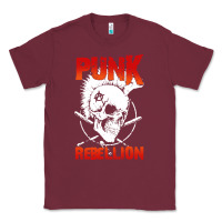 Burgundy music punk Classic Tee - artisFamous