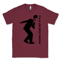 Burgundy Original Rude Boy Style Classic Tee - artisFamous