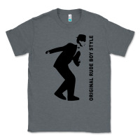 Charcoal Heather Original Rude Boy Style Classic Tee - artisFamous