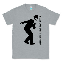 Heather Grey Original Rude Boy Style Classic Tee - artisFamous