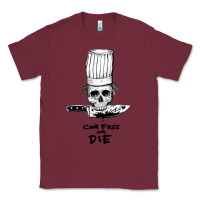 Burgundy bourdain cook free or die Classic Tee - artisFamous