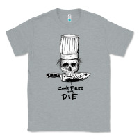 Heather Grey bourdain cook free or die Classic Tee - artisFamous