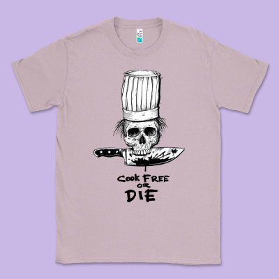 Bourdain Cook Free Or Die Classic Tee Designed By Artisfamous
