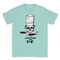 Seafoam bourdain cook free or die Classic Tee - artisFamous