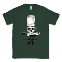 Sports Green bourdain cook free or die Classic Tee - artisFamous
