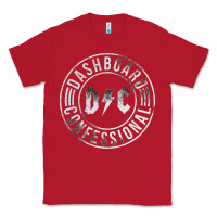 Red DASHBOARD CONFESSIONAL Classic Tee - artisFamous