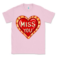 Bubblegum Pink valentine's day hearts 6 Classic Tee - FaDigitalArtStudio