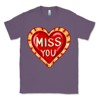 Lavender valentine's day hearts 6 Classic Tee - FaDigitalArtStudio