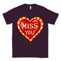 Plum valentine's day hearts 6 Classic Tee - FaDigitalArtStudio