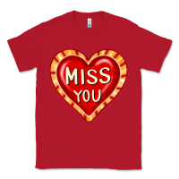 Red valentine's day hearts 6 Classic Tee - FaDigitalArtStudio