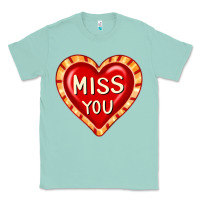 Seafoam valentine's day hearts 6 Classic Tee - FaDigitalArtStudio