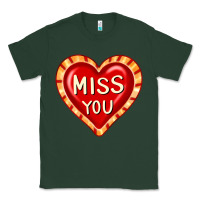 Sports Green valentine's day hearts 6 Classic Tee - FaDigitalArtStudio