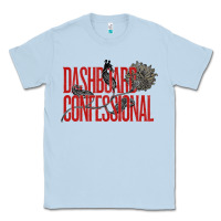 Dusty Blue DASHBOARD CONFESSIONAL Classic Tee - artisFamous