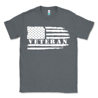 Charcoal Heather american veteran, patriotic american tee, army style sweatshirt Classic Tee - artisFamous