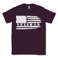 Plum american veteran, patriotic american tee, army style sweatshirt Classic Tee - artisFamous