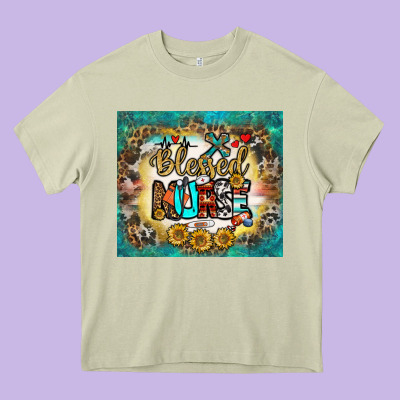 Blessed Nurse Tumbler Heavy Core Tee Designed By Bundleandbundleshop