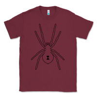 Burgundy black widow Classic Tee - artisFamous