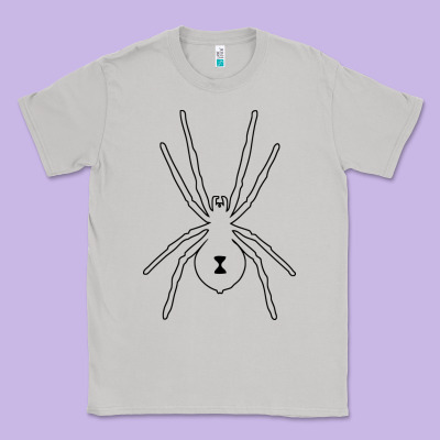 Black Widow Classic Tee Designed By Artisfamous