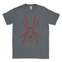 Charcoal Heather black widow Classic Tee - artisFamous