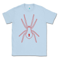 Dusty Blue black widow Classic Tee - artisFamous