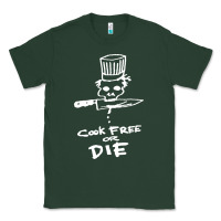 Sports Green bourdain cook free or die Classic Tee - artisFamous