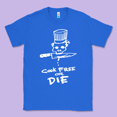 Bourdain Cook Free Or Die Classic Tee Designed By Artisfamous