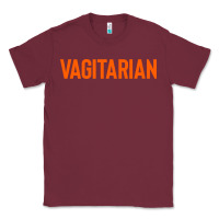 Burgundy vagitarian Classic Tee - artisFamous