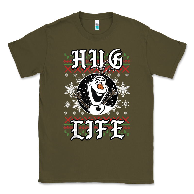 Fro.zen O.l.a.f Hug Life Ugly Christmas Sweater Style Shirt Classic Tee by artisFamous | Teevron