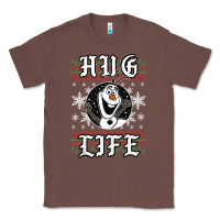 Chestnut fro.zen o.l.a.f hug life ugly christmas sweater style shirt Classic Tee - artisFamous