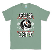 Sage fro.zen o.l.a.f hug life ugly christmas sweater style shirt Classic Tee - artisFamous