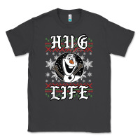 Smoke fro.zen o.l.a.f hug life ugly christmas sweater style shirt Classic Tee - artisFamous