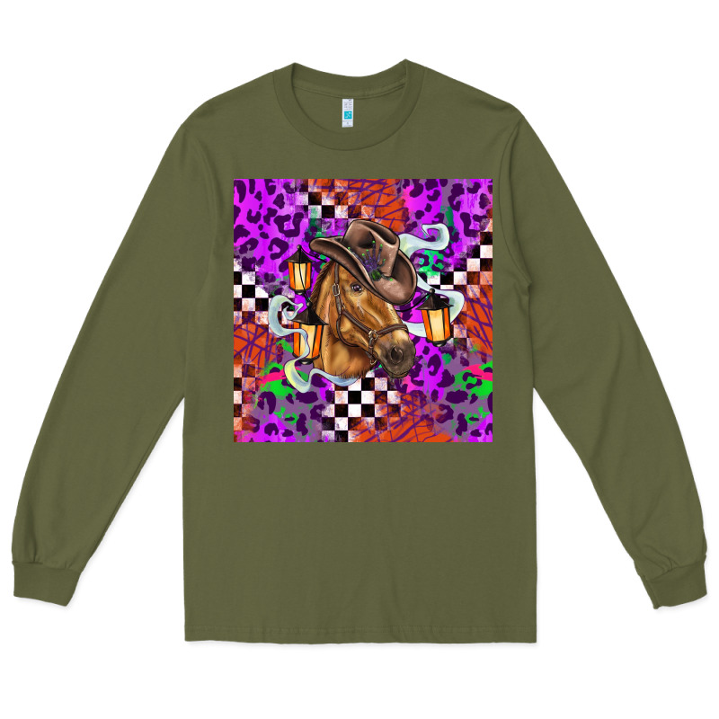 Halloween Horse Long Sleeve Tee by BarkalooDesign | Teevron