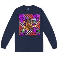 Navy halloween horse Long Sleeve Tee - BarkalooDesign