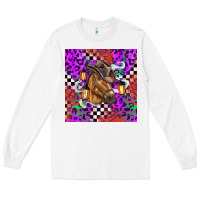 White halloween horse Long Sleeve Tee - BarkalooDesign