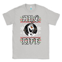 Moon Dust fro.zen o.l.a.f hug life ugly christmas sweater style shirt Classic Tee - artisFamous