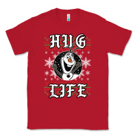 Fro.zen O.l.a.f Hug Life Ugly Christmas Sweater Style Shirt Classic Tee | Teevron