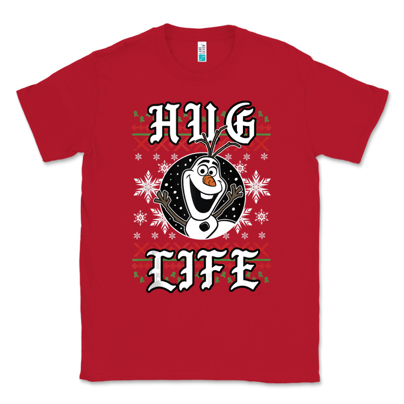 Fro.zen O.l.a.f Hug Life Ugly Christmas Sweater Style Shirt Classic Tee by artisFamous | Teevron