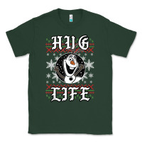 Sports Green fro.zen o.l.a.f hug life ugly christmas sweater style shirt Classic Tee - artisFamous