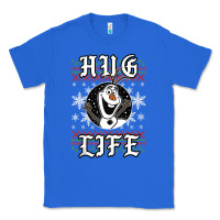 True Royal fro.zen o.l.a.f hug life ugly christmas sweater style shirt Classic Tee - artisFamous