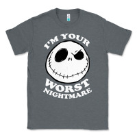 Charcoal Heather j.a.c.k  skel.ling.ton  worst nightmare t shirt Classic Tee - artisFamous