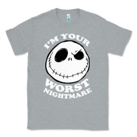 Heather Grey j.a.c.k  skel.ling.ton  worst nightmare t shirt Classic Tee - artisFamous