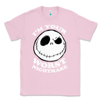 Bubblegum Pink j.a.c.k  skel.ling.ton  worst nightmare t shirt Classic Tee - artisFamous