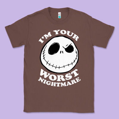 J.a.c.k  Skel.ling.ton  Worst Nightmare T Shirt Classic Tee Designed By Artisfamous
