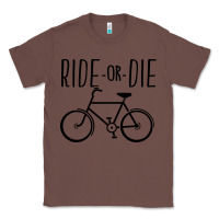 Chestnut ride or die bicycle Classic Tee - artisFamous