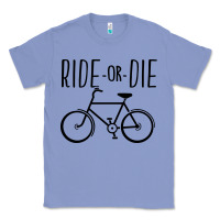 Colony Blue ride or die bicycle Classic Tee - artisFamous