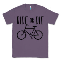 Lavender ride or die bicycle Classic Tee - artisFamous