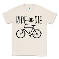 Natural ride or die bicycle Classic Tee - artisFamous