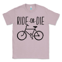 Lilac ride or die bicycle Classic Tee - artisFamous